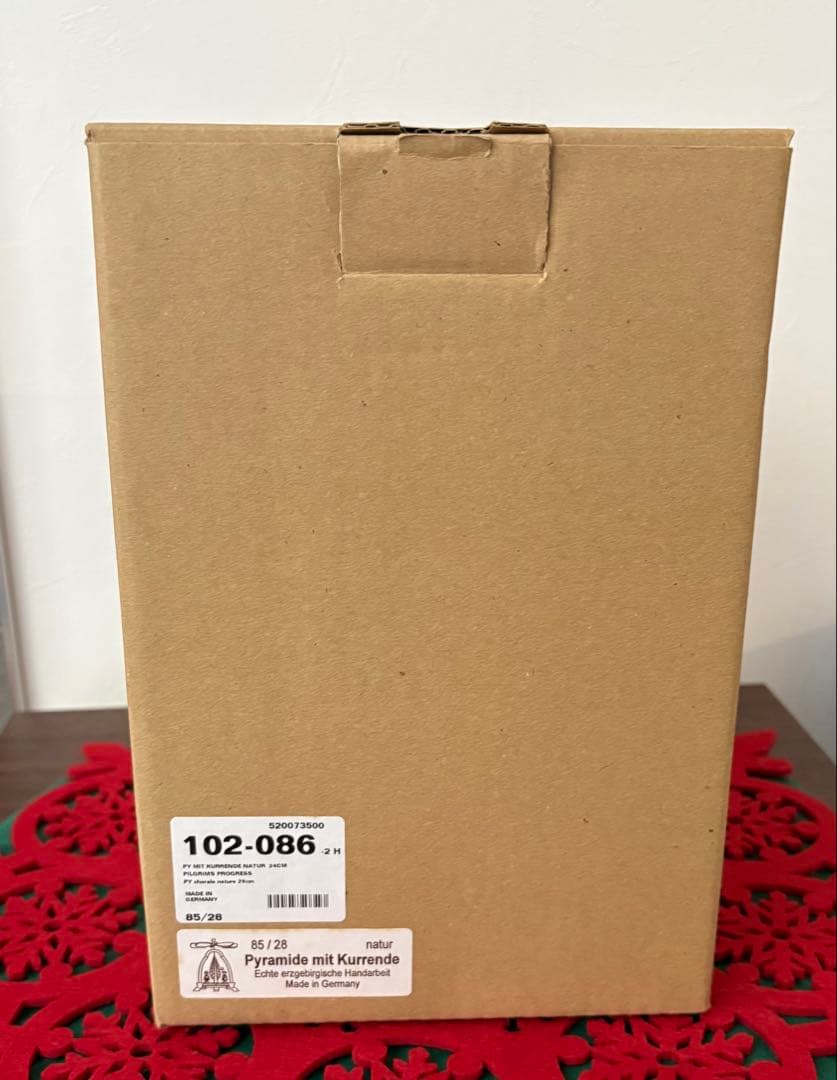 ドイツ　木製　クリスマスピラミッド