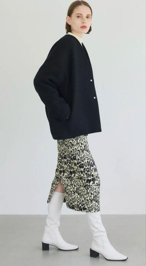 ELENDEEKウールコート ブラック