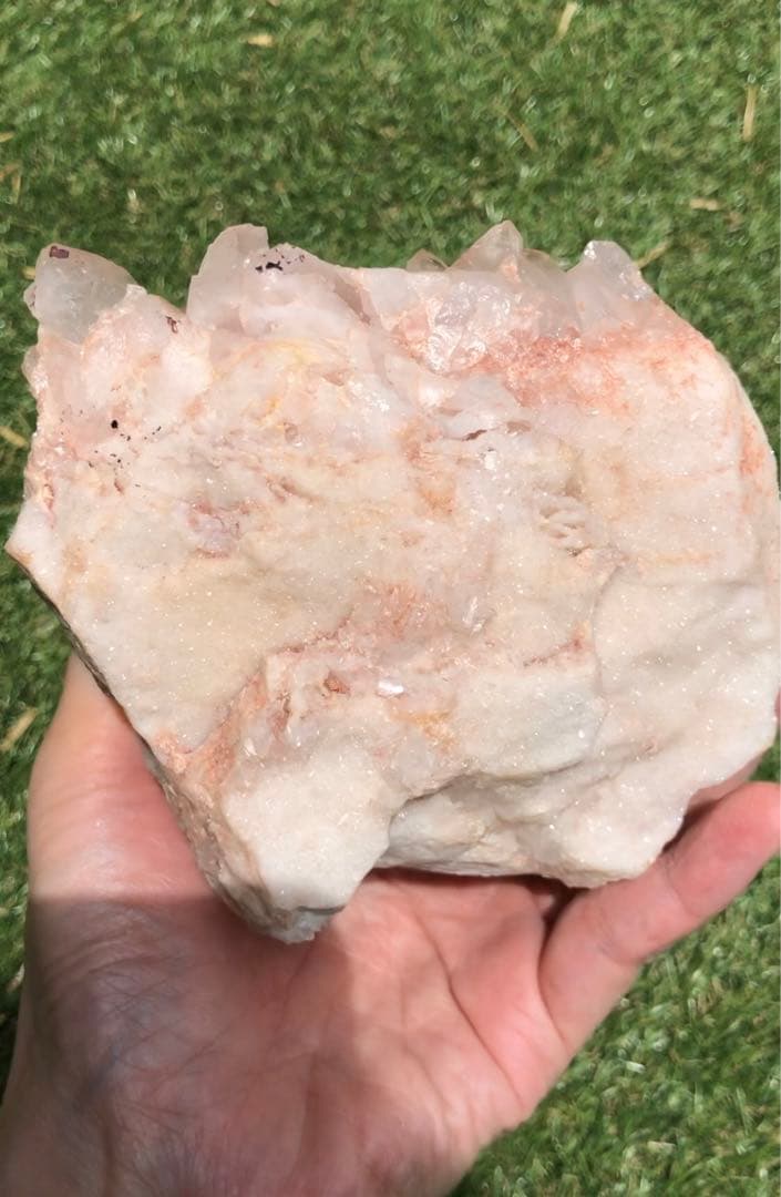 インド　マニカラン産　水晶　クラスター