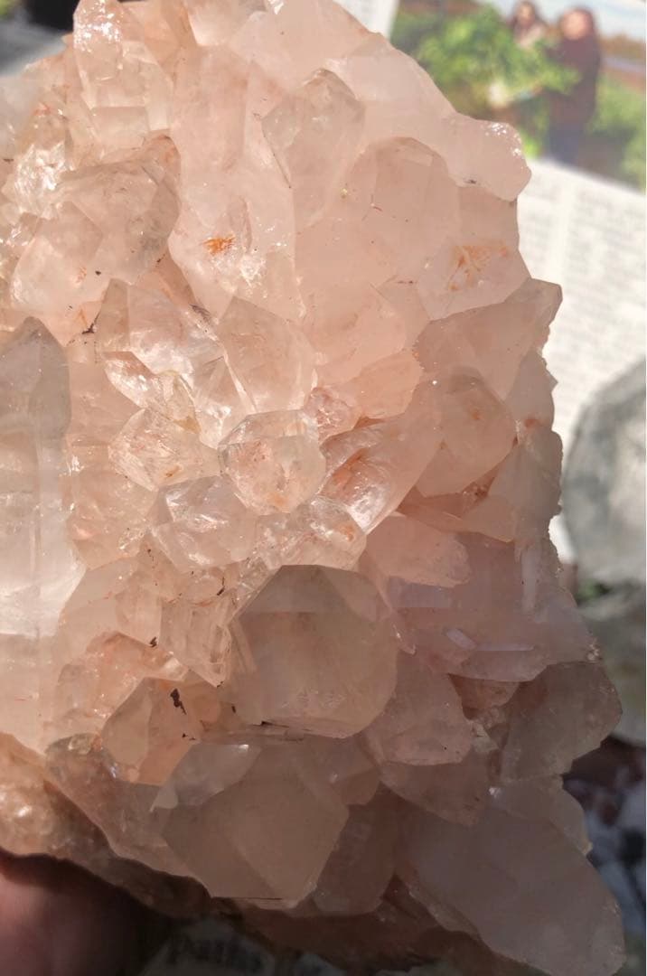 インド　マニカラン産　水晶　クラスター