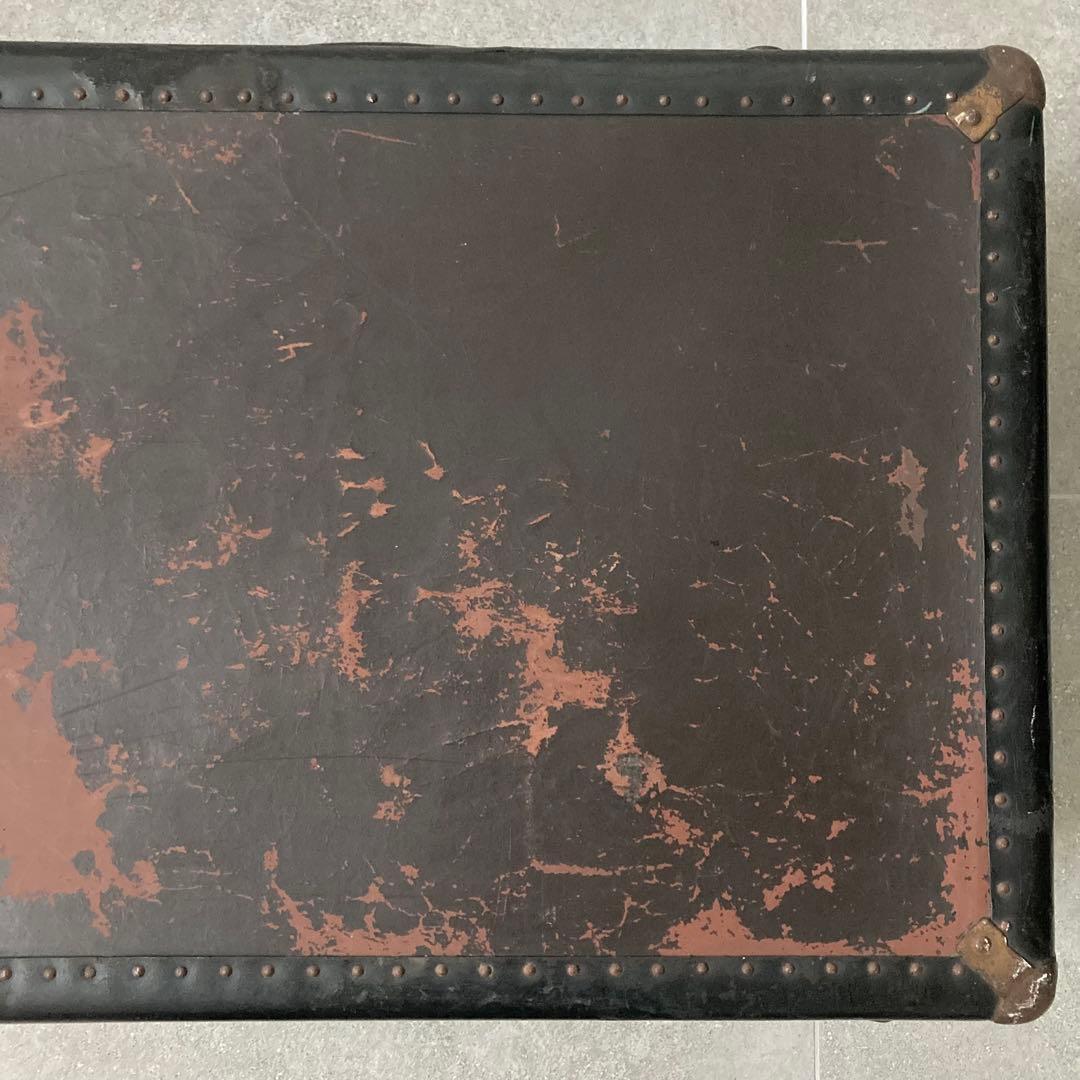 特大 ヴィンテージ トランクケース トランクバッグ 67cm×43cm 古道具⑦