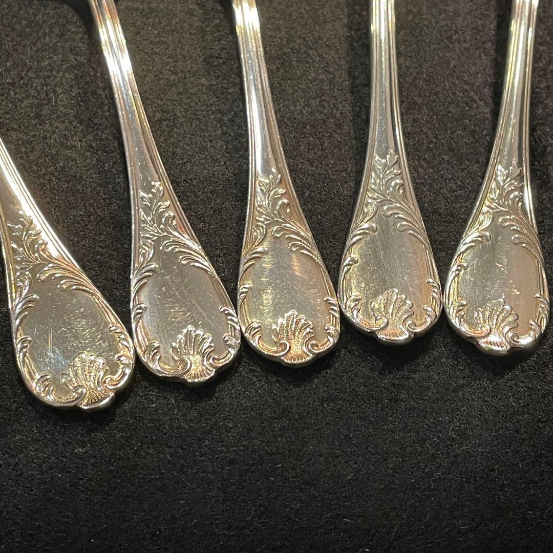 クリストフルChristofle シルバープレート スプーン5本セットカトラリー