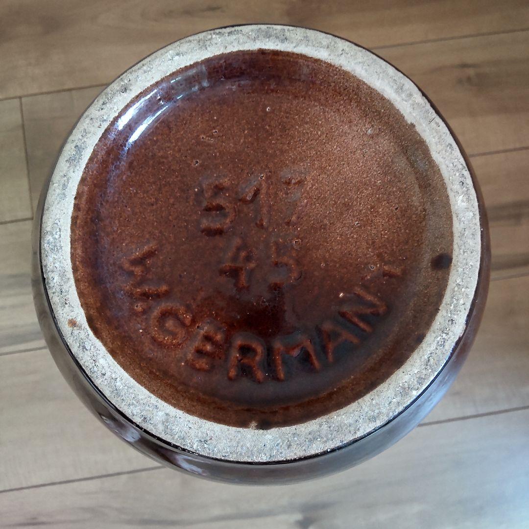 大型花器　西ドイツ製　ファットラバ　W.GERMANY　フラワーベース　訳あり