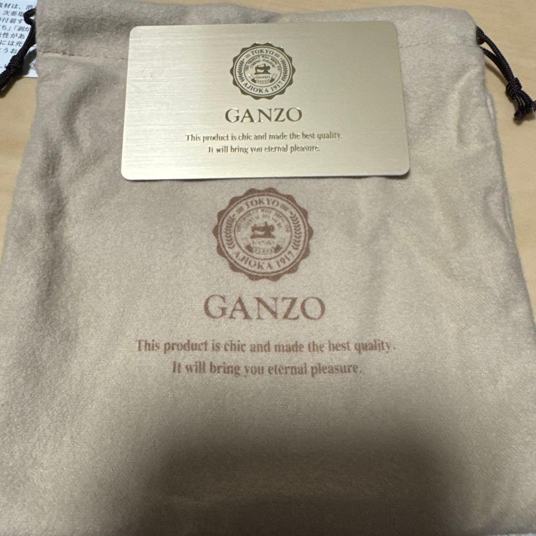 【未使用品】 GANZO SHELL CORDOVAN 2 名刺入れ ブラック