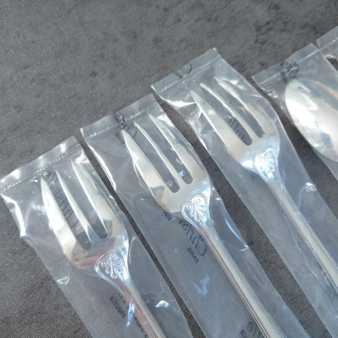 極美品 クリストフル マルメゾン ケーキフォークコーヒースプーン 未開封含 6点