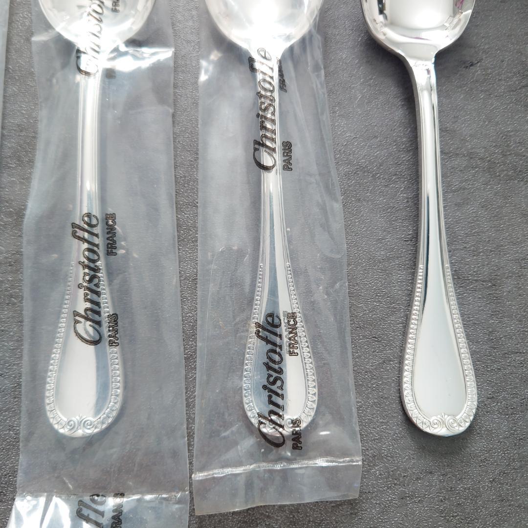 極美品 クリストフル マルメゾン ケーキフォークコーヒースプーン 未開封含 6点