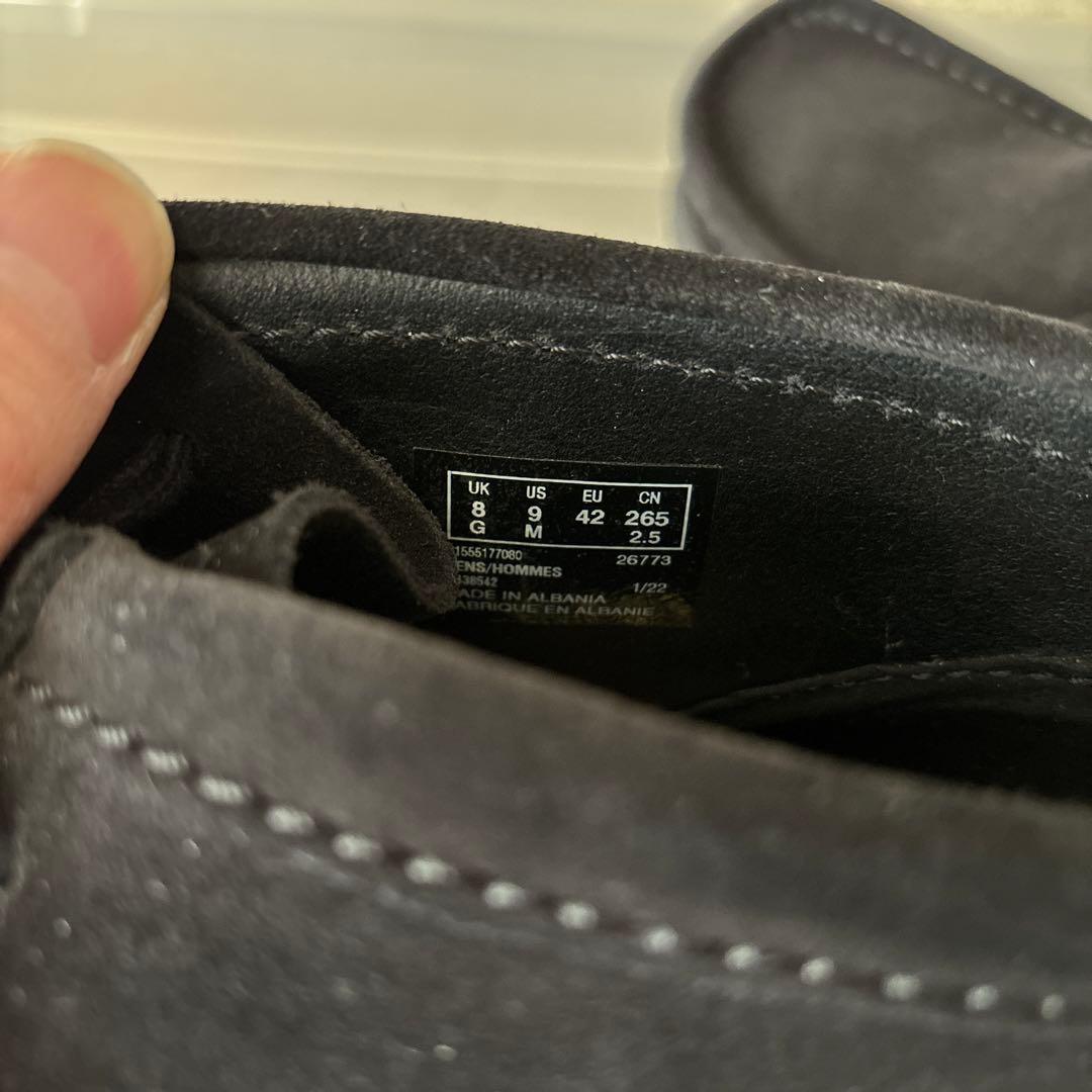 クラークス ワラビー UK8 ブラック　美品