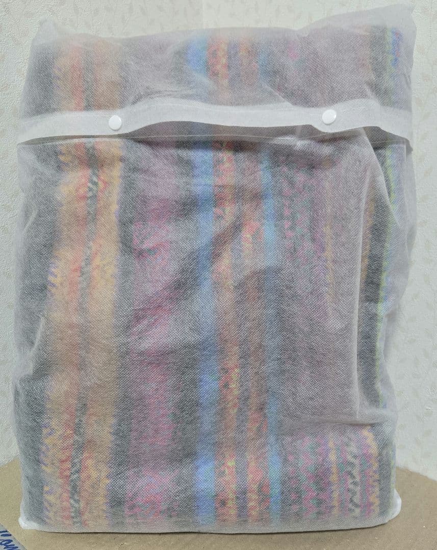 新品　MISSONI 　タオルケット　ストリシア　今治　マルチカラー