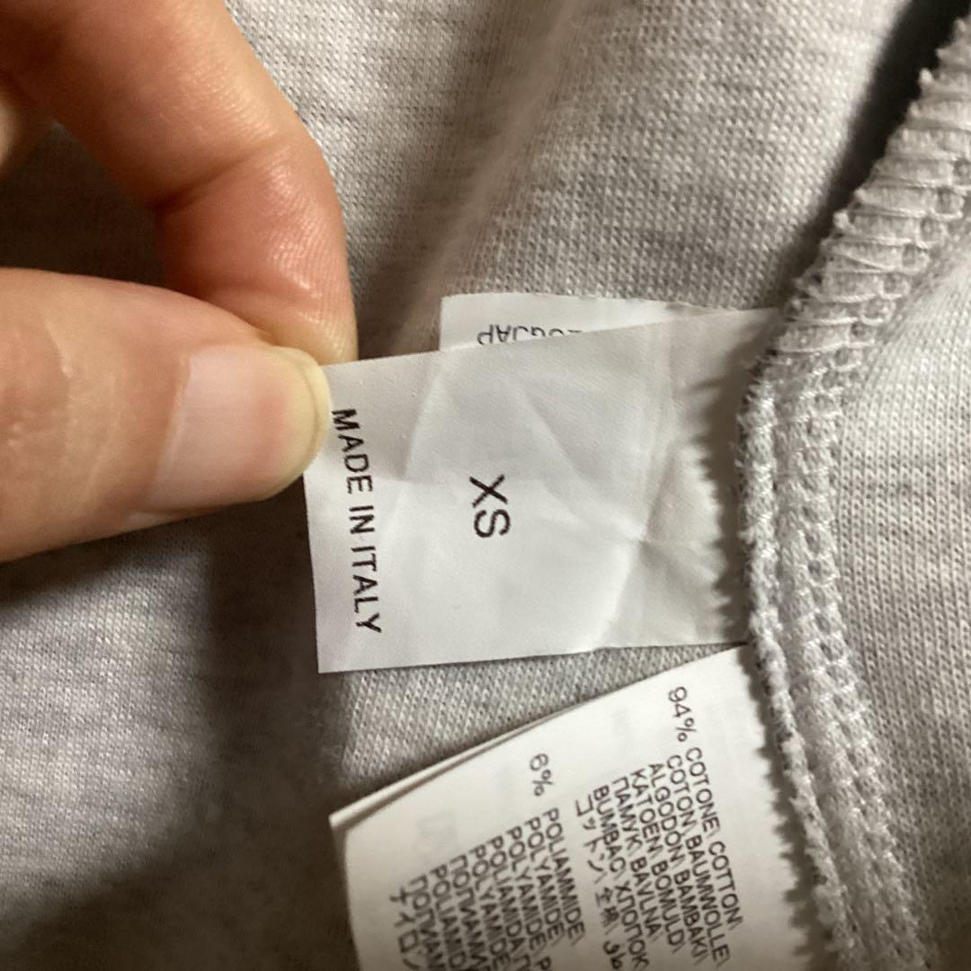 ブルネロ クチネリ　グレー ノースリーブ ベスト ダブルジッパー