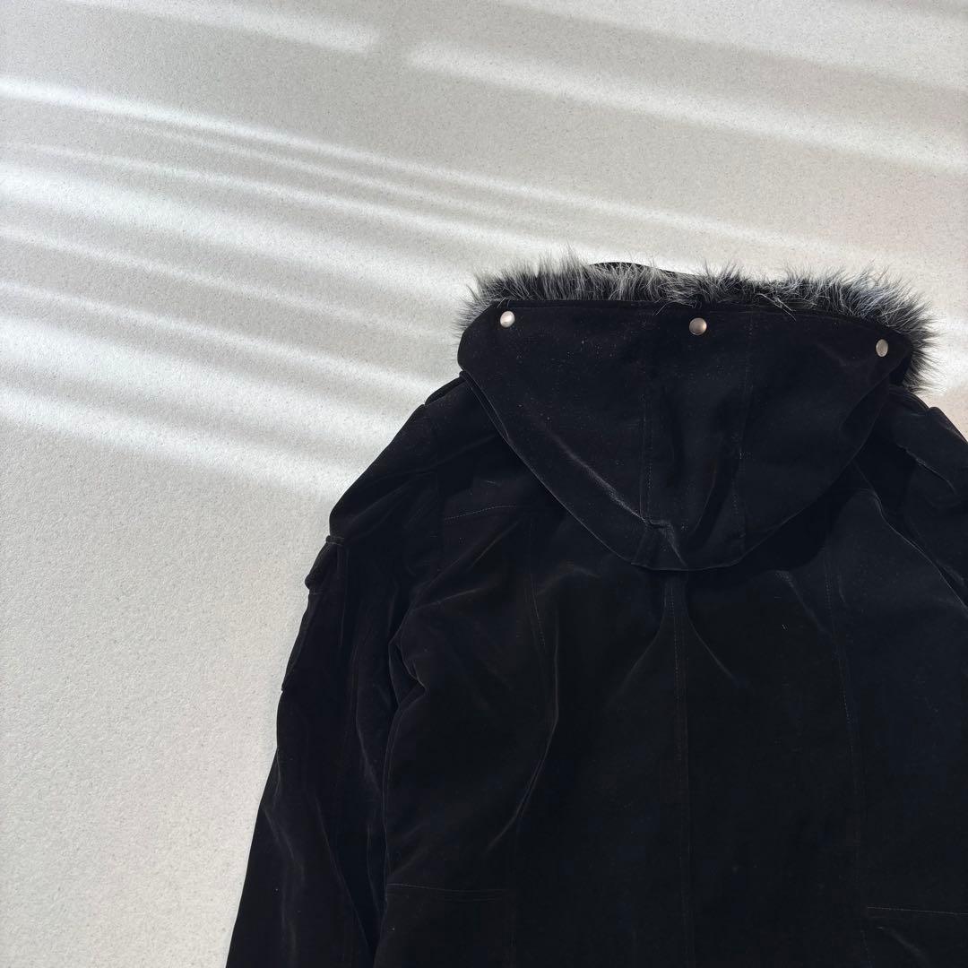 おっちきvelours fire men mods coat black