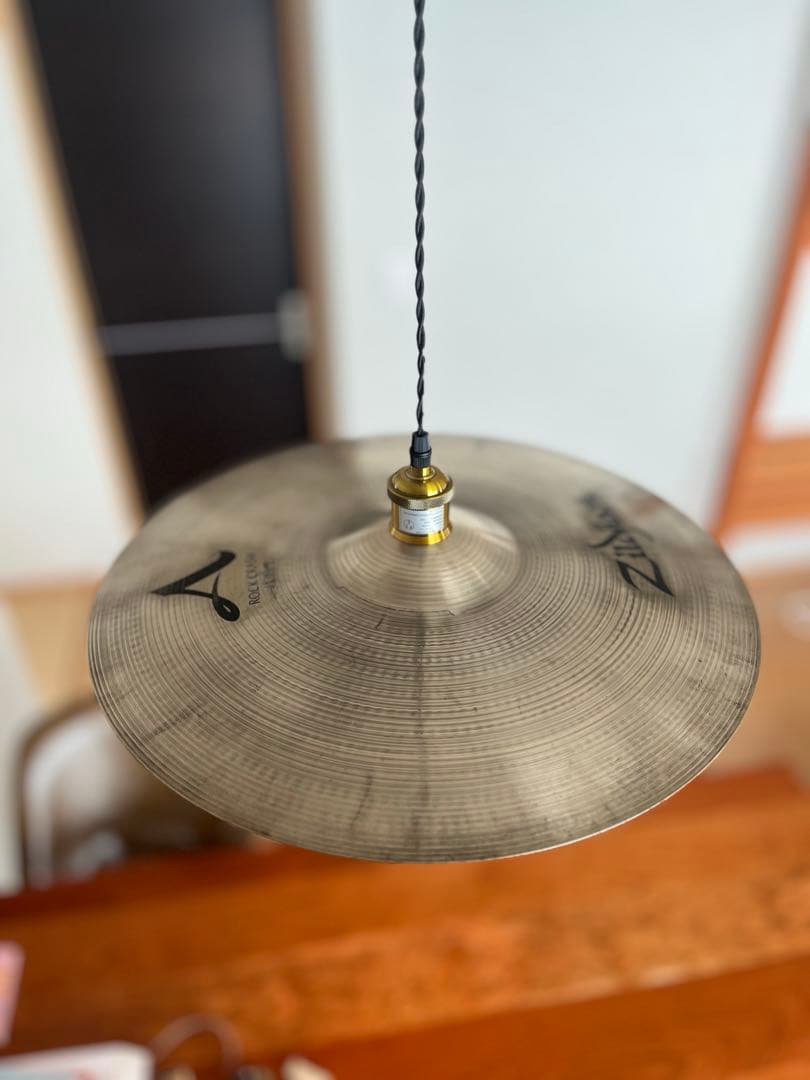 キャンペーン電球付き　ジルジャン18インチ　ペンダント照明　シンバル照明