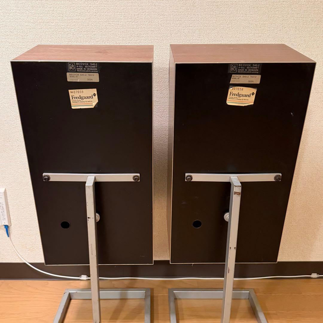 bang & olufsen beovox s45-2 スピーカー スタンド付き