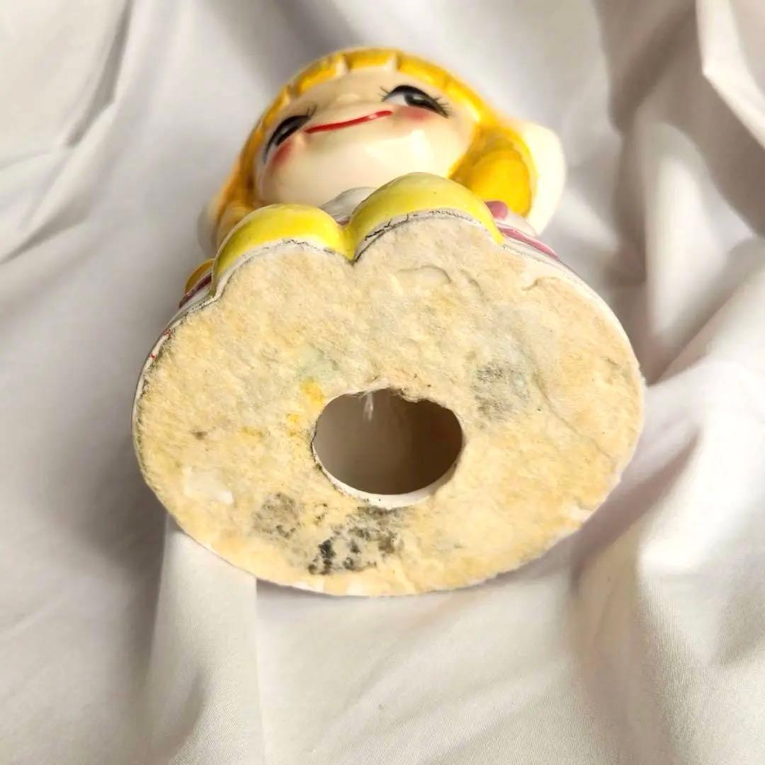 内藤ルネ RUNE 貯金箱 万国人形　貯金箱　スウェーデン　陶器 昭和レトロ