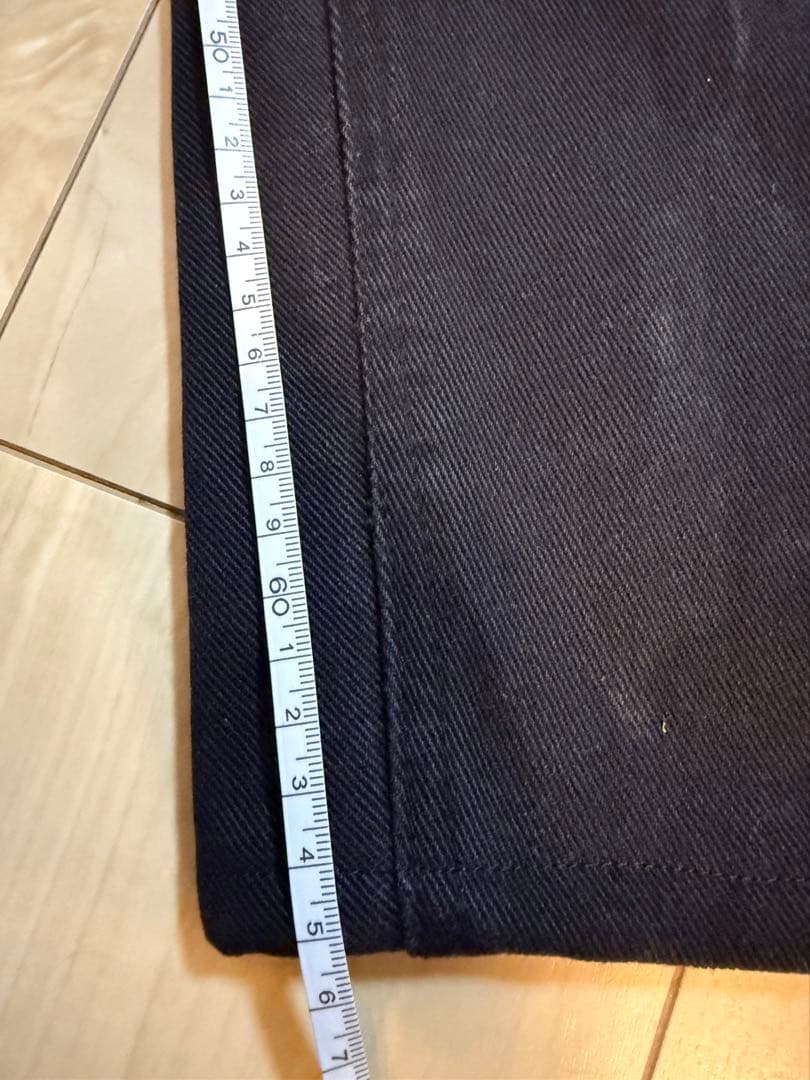 希少 良サイズ NIKE Archive バギー ワイド ブラック デニム