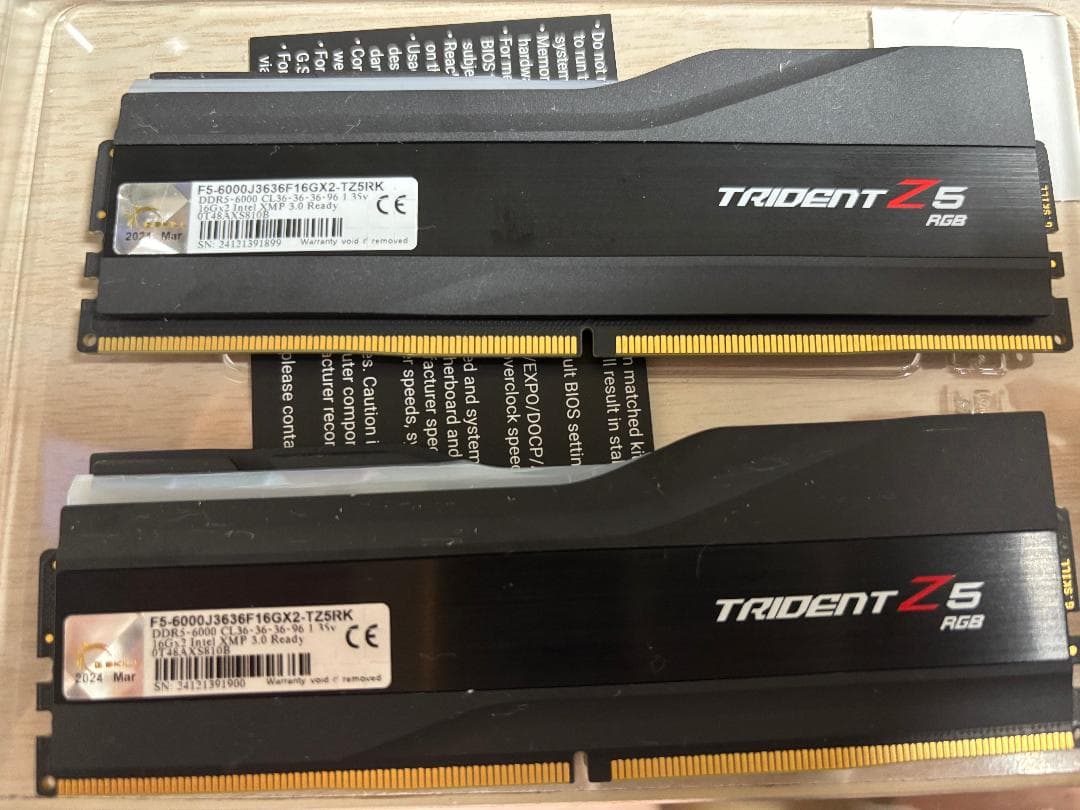 G.Skill (ジースキル) Trident Z5 32GB
