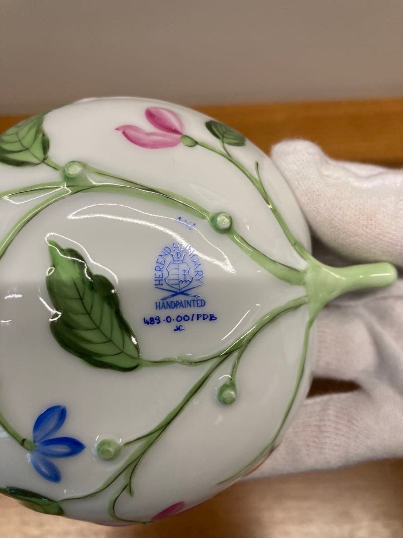 Herend ハンドペイント 花柄 皿 5個セット