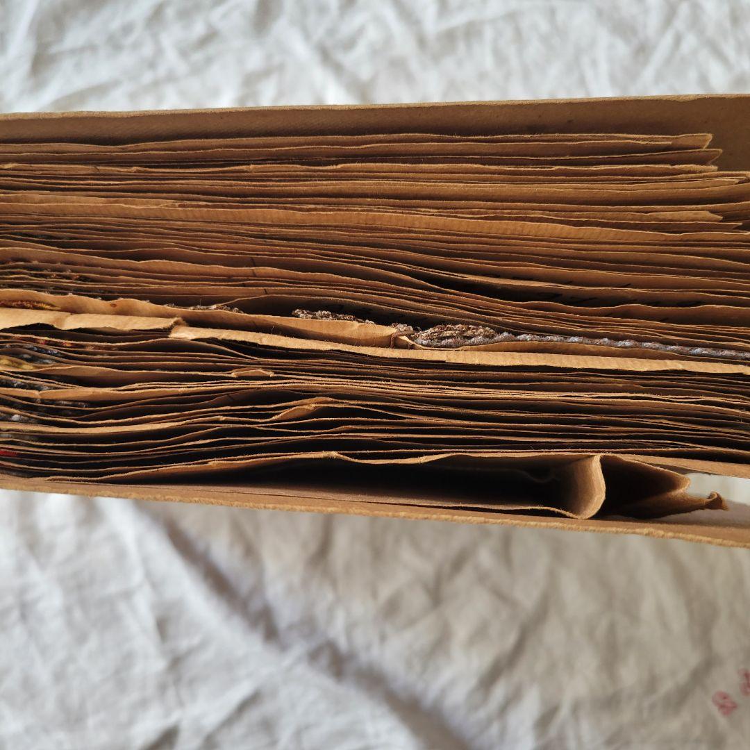 フランス　アンティーク　生地　見本帳