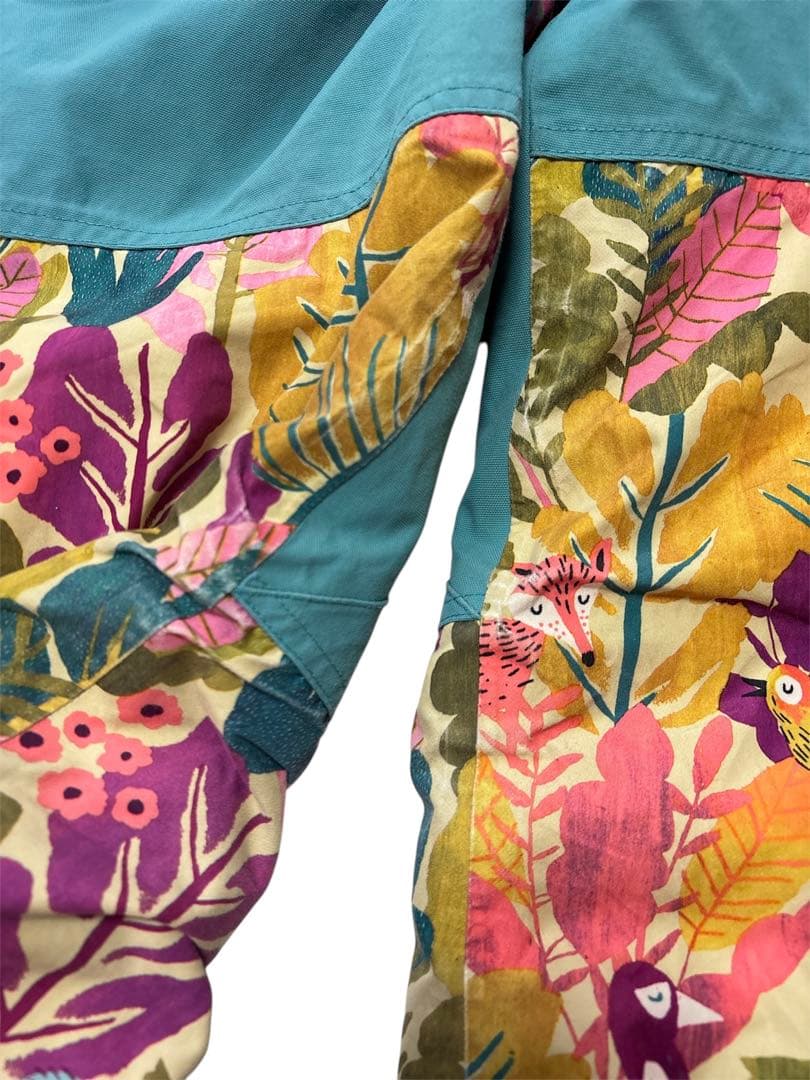 BURTON スノーボードウェア 5/6 花柄　ジャンプスーツ