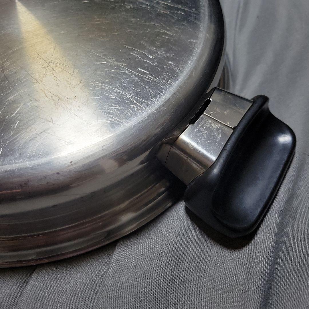 最終価格 廃盤 ビタクラフト セブン 浅型両手鍋 No.7511