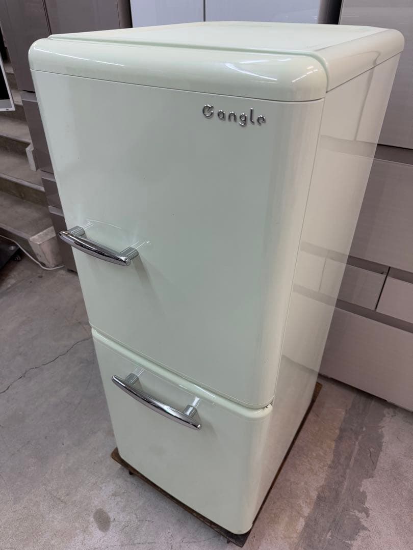2018年式 149L eangle レトロ風 冷蔵庫 ANGRE151-A1