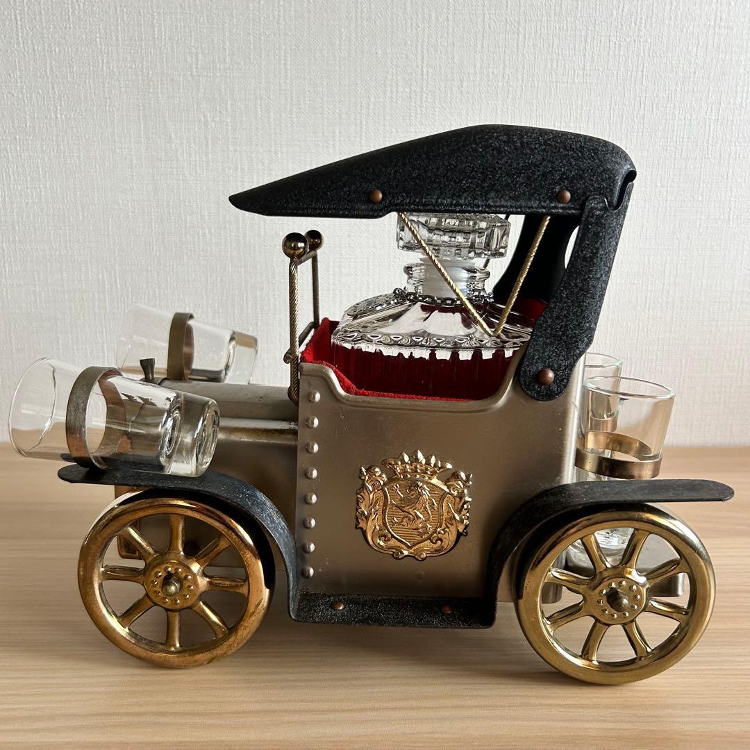 ヴィンテージ　クラシックカー　ウィスキー　デキャンタ　オルゴール　レア