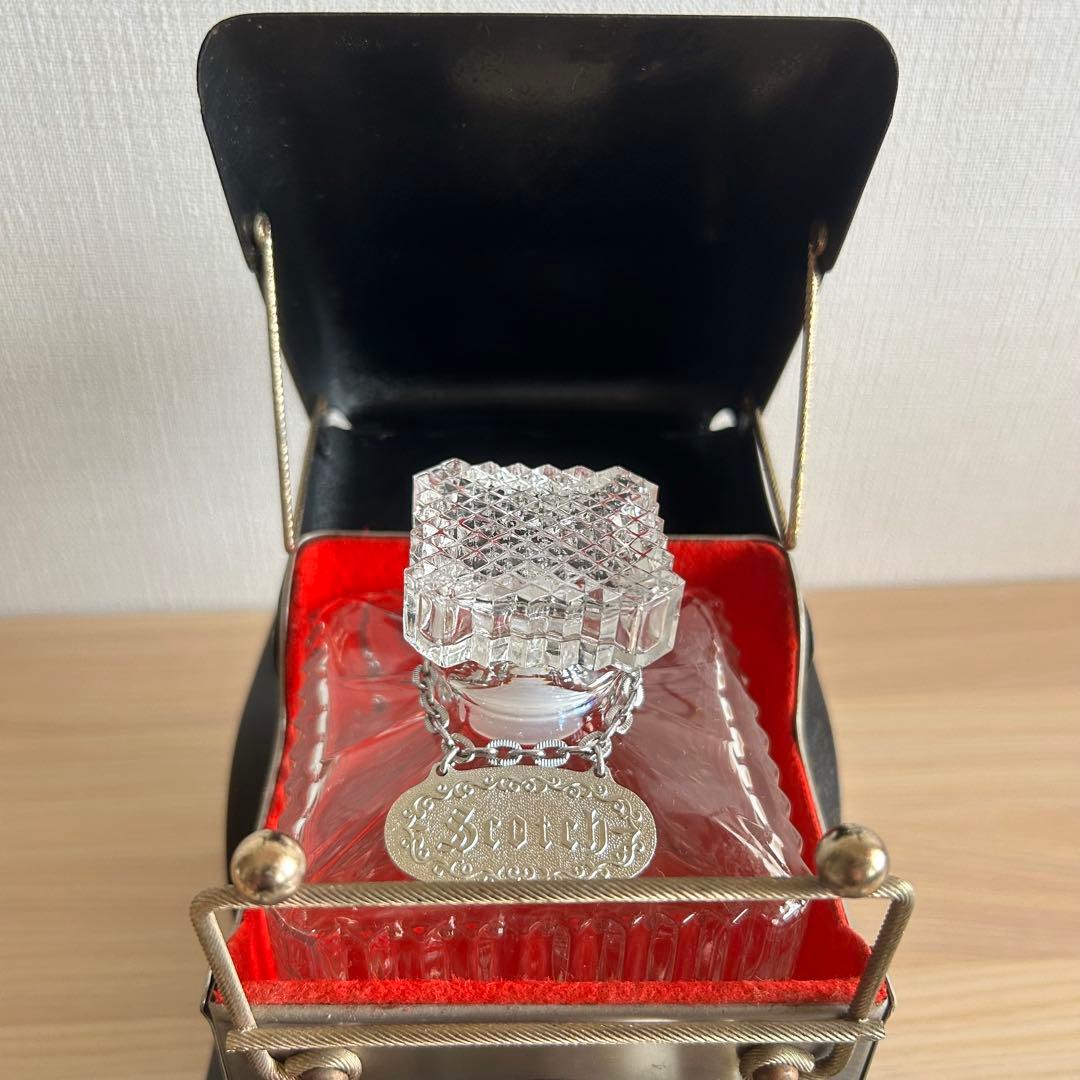 ヴィンテージ　クラシックカー　ウィスキー　デキャンタ　オルゴール　レア