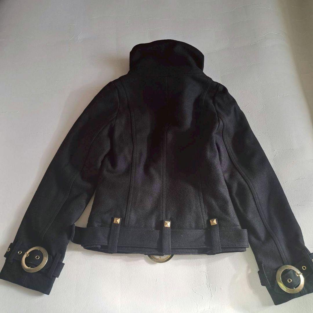 d.i.a ウールコート 金ボタン スタッズ バックル y2k 平成ギャル