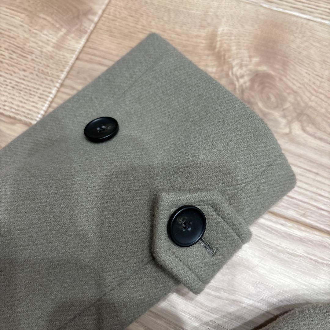 ソフトメルトンスタンドカラーコート