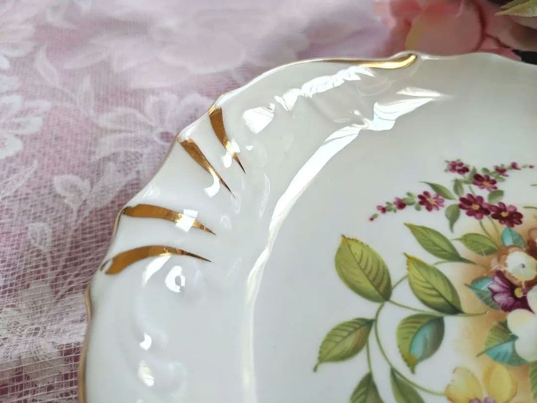 お値下げ✾ハマースレイ 英国王室御用達 　　　　　希少ロングプレート✾