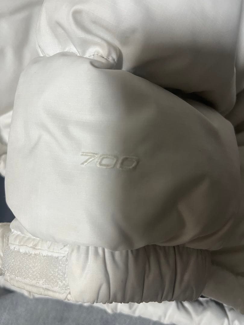 THE NORTH FACE ダウンジャケット ホワイト/ブラック