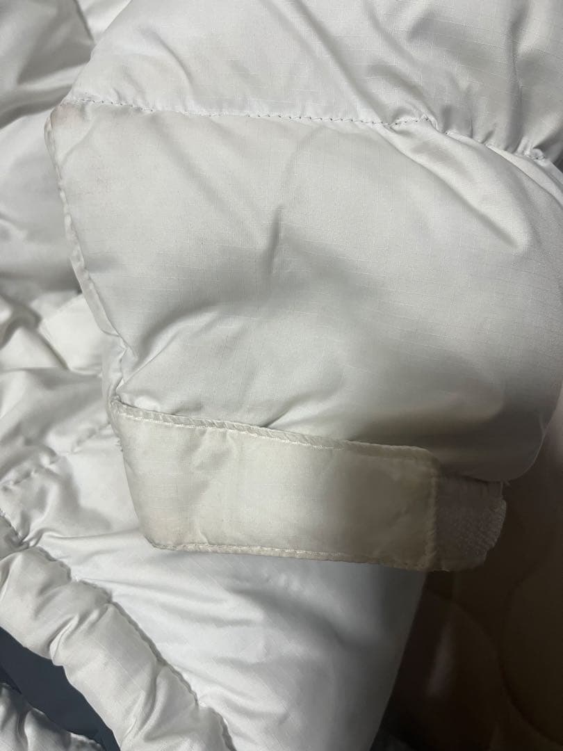 THE NORTH FACE ダウンジャケット ホワイト/ブラック