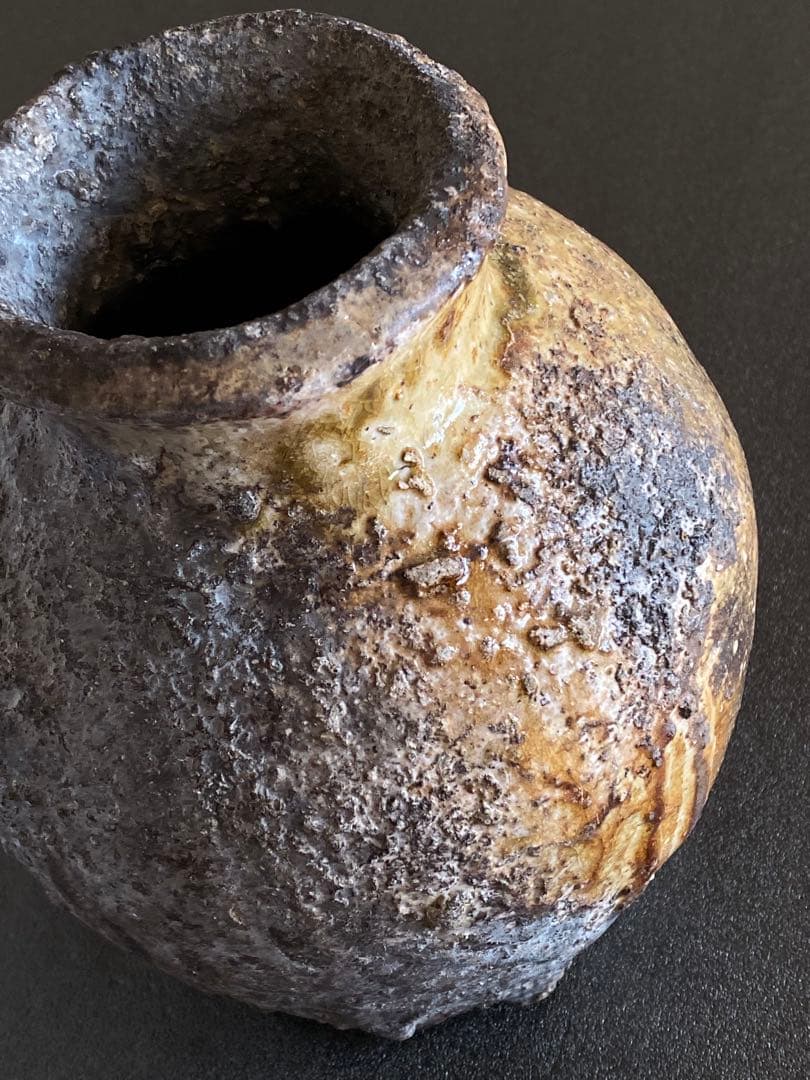 伊賀焼 Iga ware 壺 蹲 うずくまる Jar 谷本光生 R01