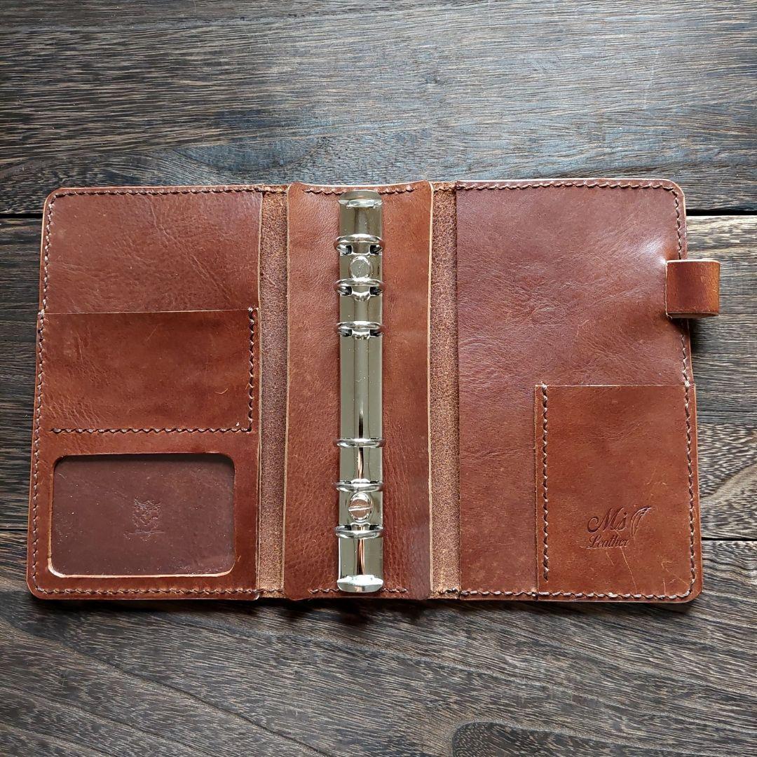 【きゃんきゃん】システム手帳カバー バイブルサイズ ＊ベルト無し