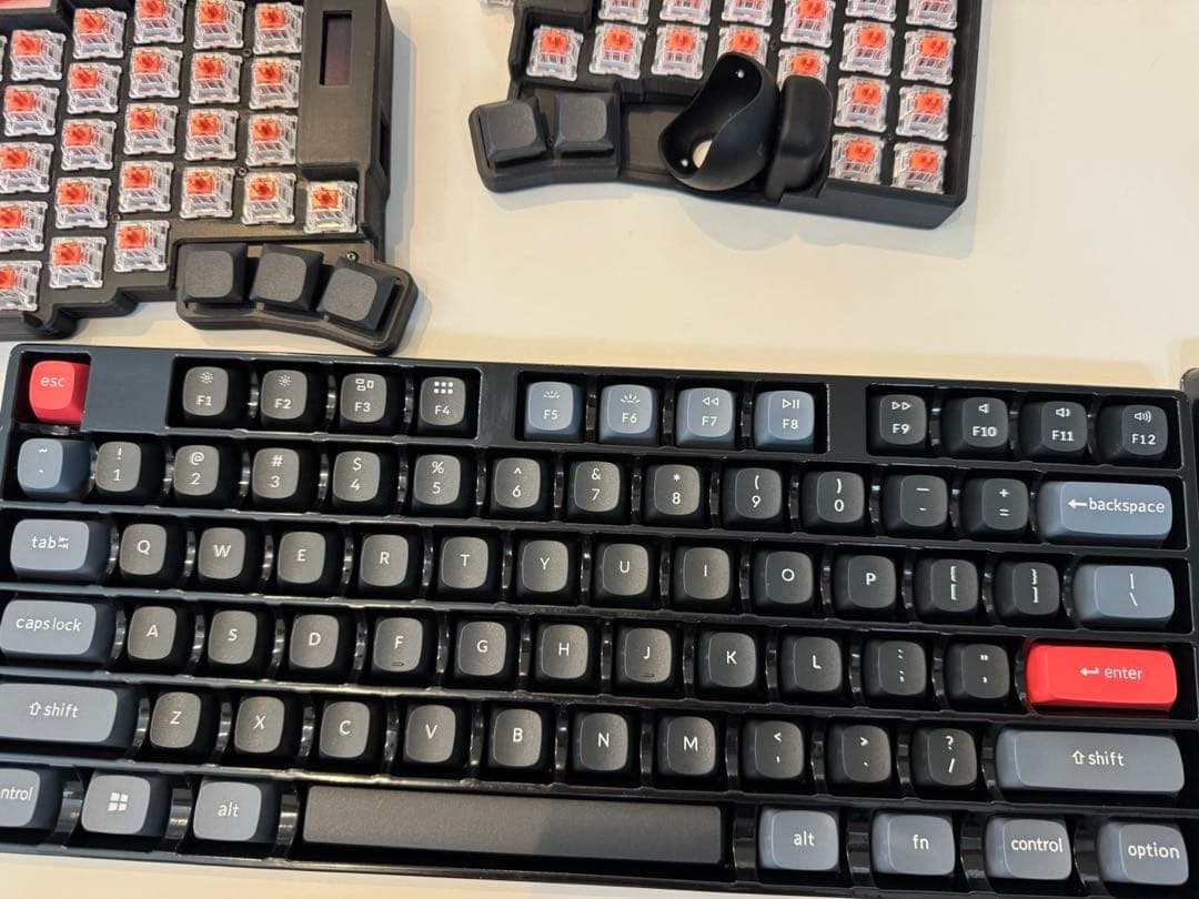 【新品】 keyball61 keychron仕様　トップケースマウント