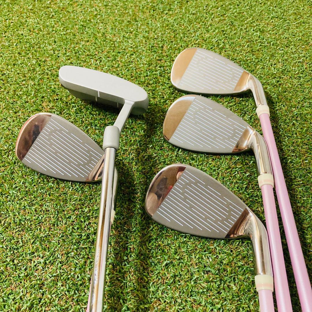 バッグ無し 左利き Pincrush PC-112 レディース ゴルフセット