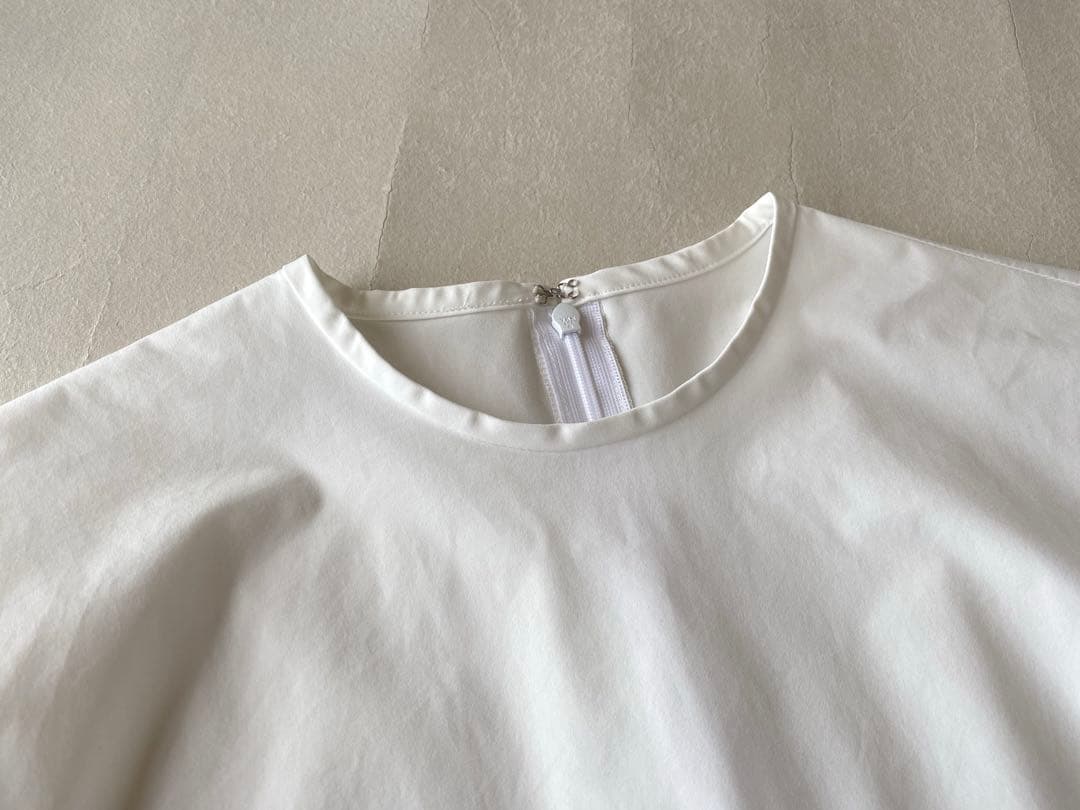 トゥモローランドBallseyストレッチタフタクルーネックプルオーバーブラウス