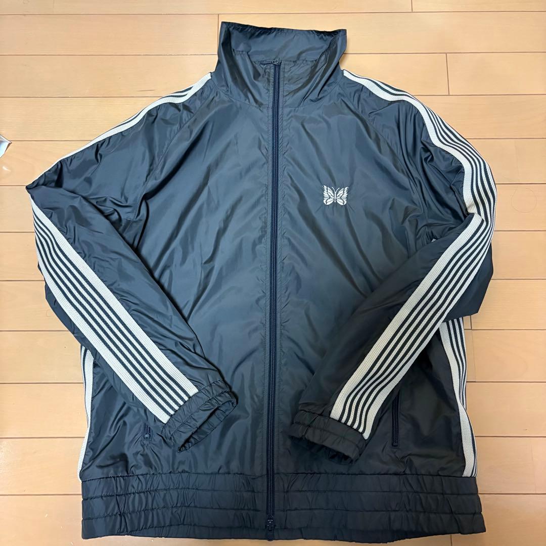 Needles×LHP ネイビー ストライプ ナイロンジャケット