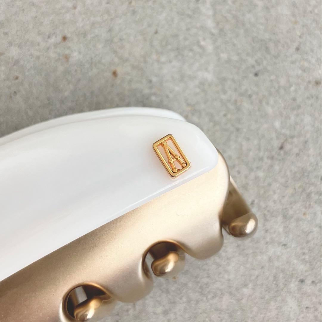 【美品】アレクサンドルドゥパリ VENDOME CLIP M ホワイト