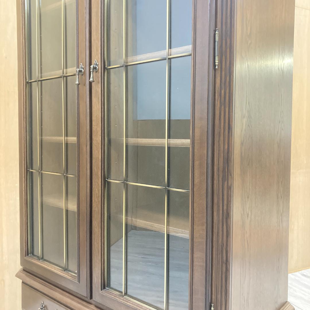 美品【カリモク】ドマーニ　クイーンズライフ　飾り棚　カップボード　書棚