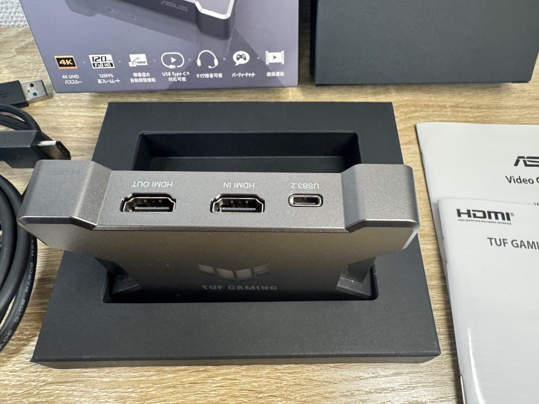 PC用ゲームコントローラー・コンバーター ASUS TUF GAMING Capture Box PCG-120