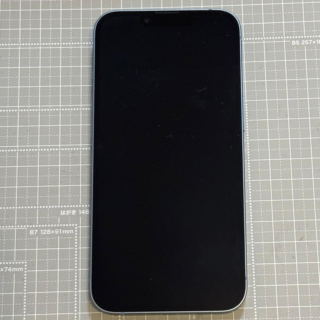 iPhone14 128GB ブルー バッテリー100%