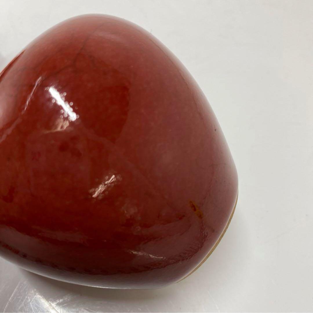 中国古玩　辰砂釉　小壺