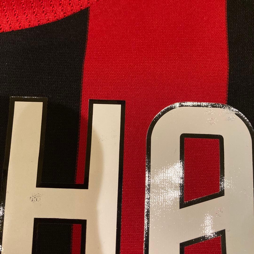 ベッカムネーム入り　ＡＣミランホームユニフォーム