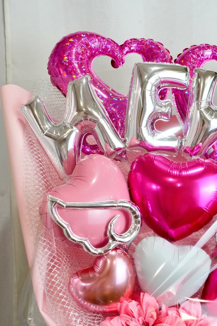 ※ご購入前に文字をご連絡下さい⭐︎NameバルーンBIGサイズ！卒業　（ローズ）