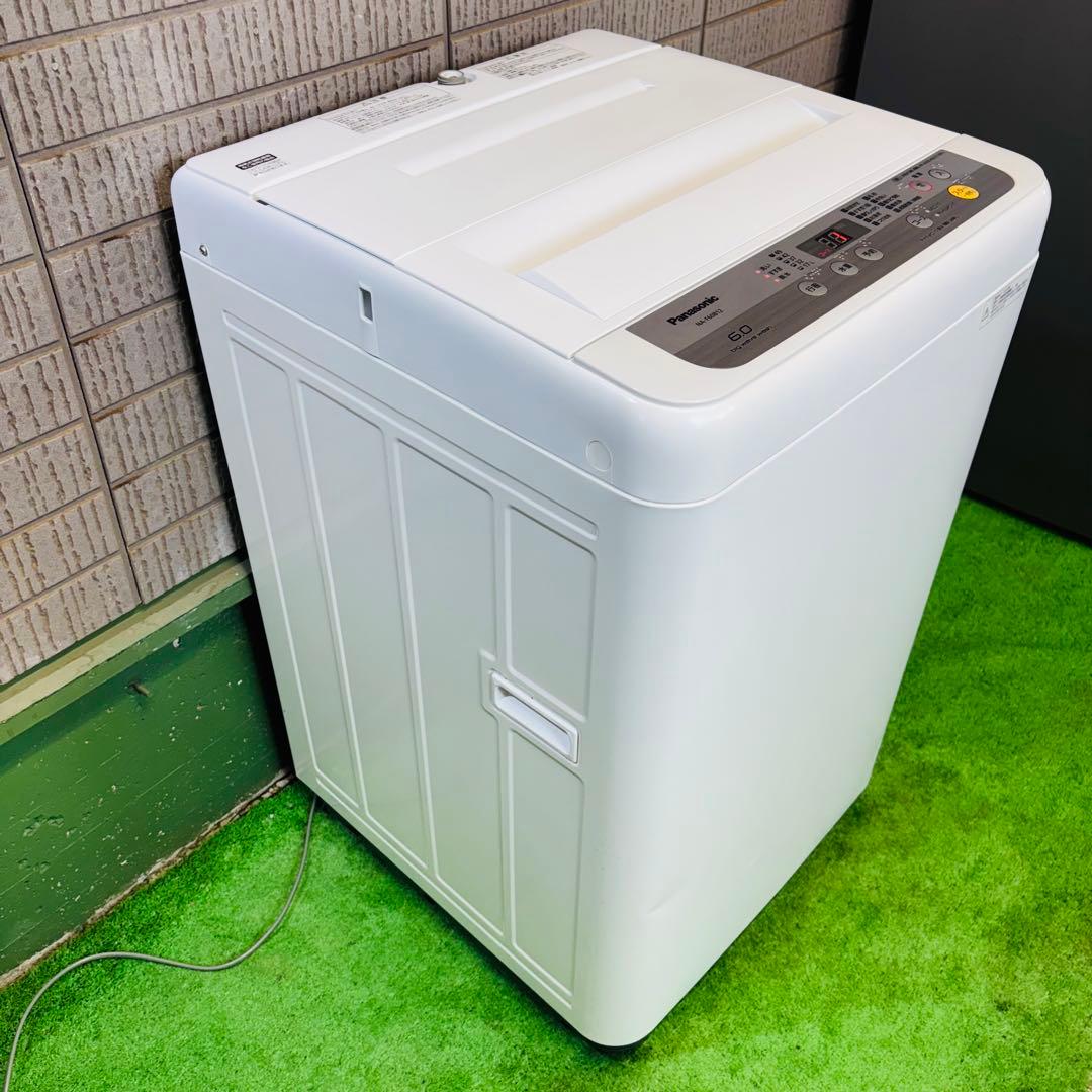 Panasonic 6.0kg 洗濯機 19年製 一人暮らし【地域限定配送無料】