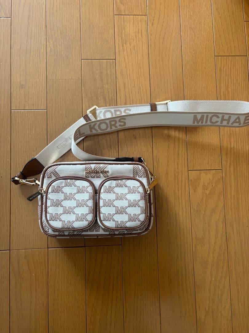 MICHAEL KORS ショルダーバッグ ホワイト/ブラウン