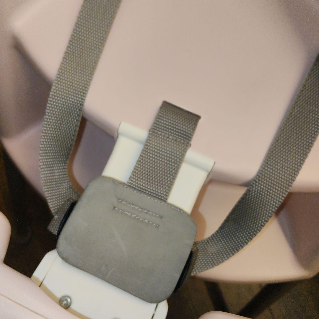 【廃盤・美品】ベビービョルン ハイチェア　ベビーチェア　ピンク ハーネス付き