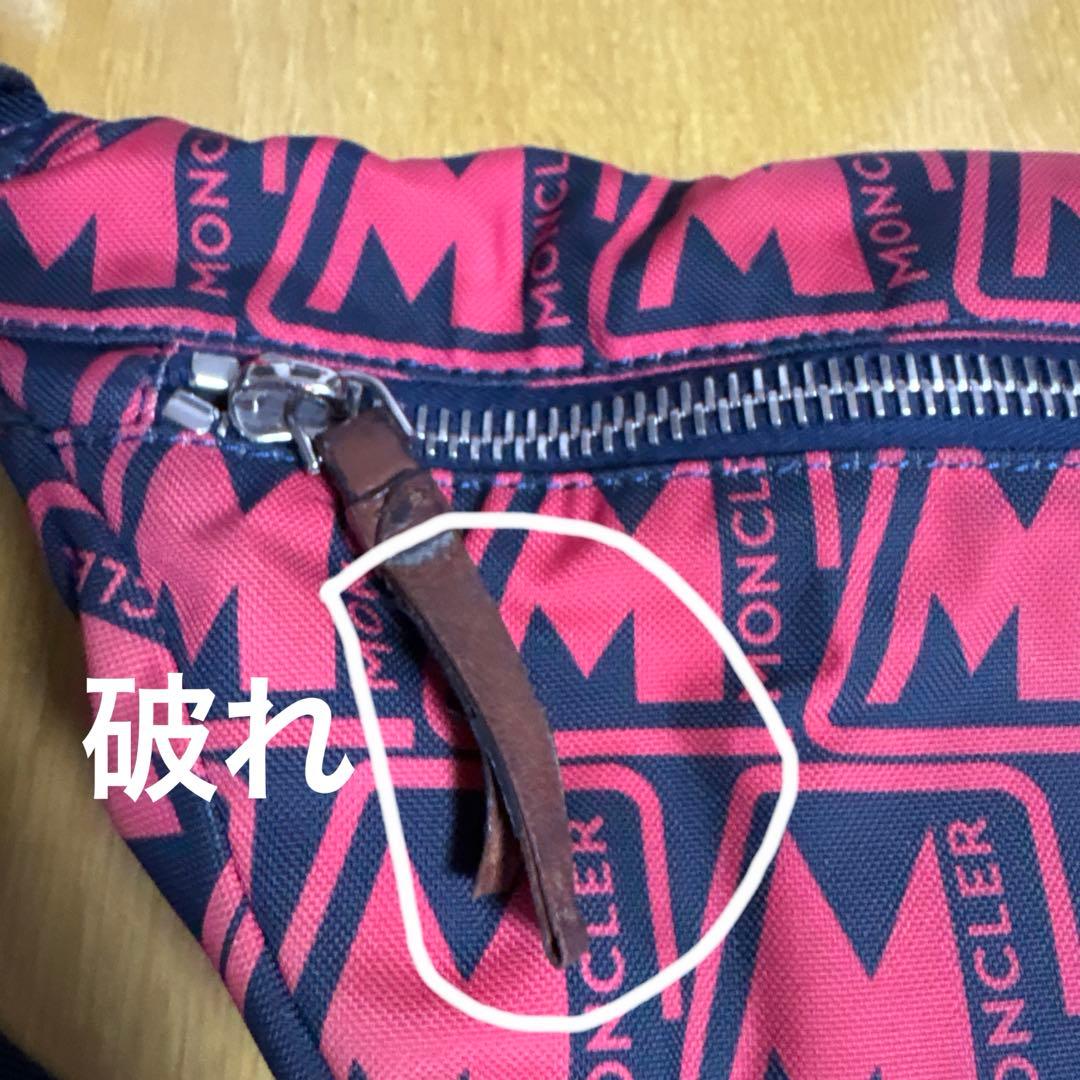 MONCLER ボディバッグ・ウエストポーチ レッド・ブラック