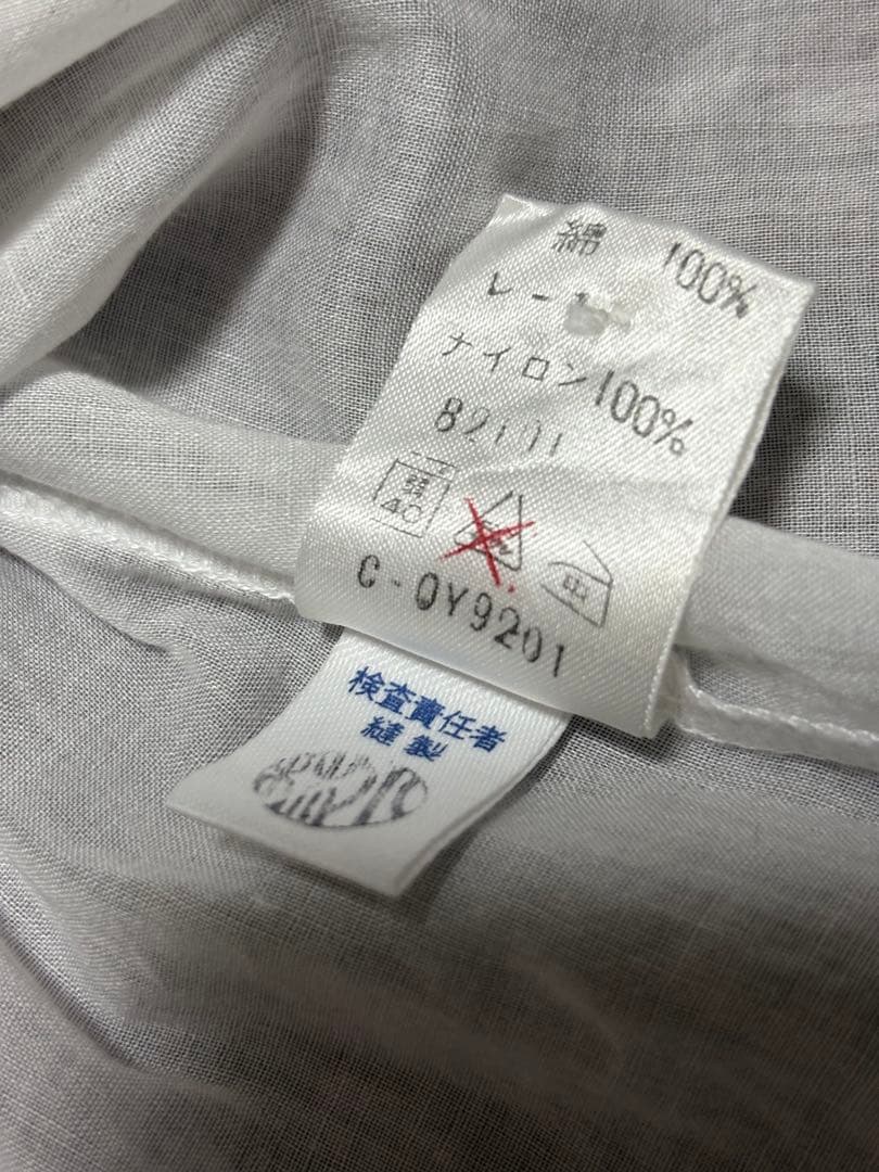 ホワイト ベビードレス 帽子・靴下付き 6点セット