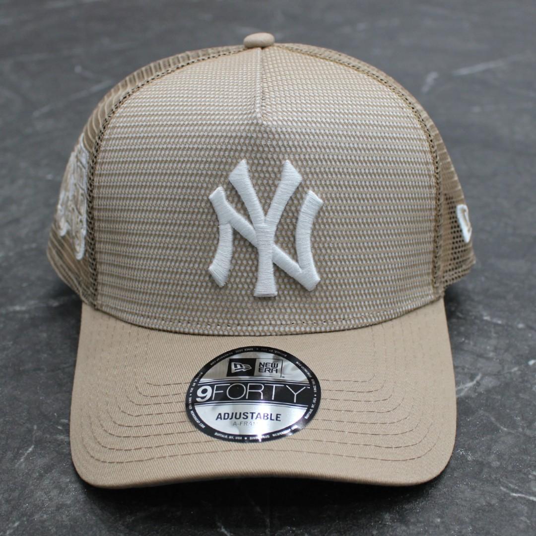 NEW ERA NY ヤンキース メッシュキャップ 海外モデル キャメルベージュ